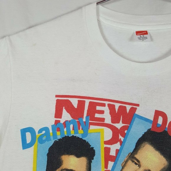 Vtg 80s New Kids On The Block T-Shirt L NKOTB - Picture 7 of 12